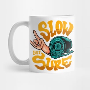 snail scooter Mug